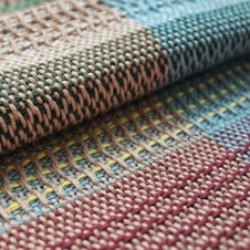 Twill Weaving Sampler Close Up