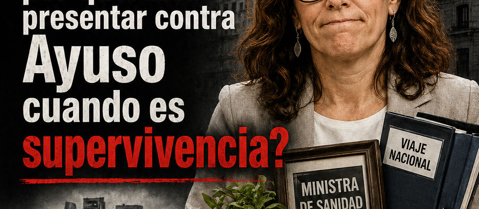 ¿Por qué la llaman héroe por quererse presentar contra Ayuso cuando es supervivencia?
