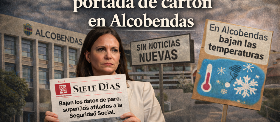 El empleo como portada de cartón en Alcobendas
