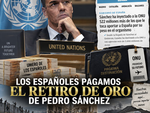 LOS ESPAÑOLES PAGAMOS EL RETIRO DE ORO DE PEDRO SÁNCHEZ