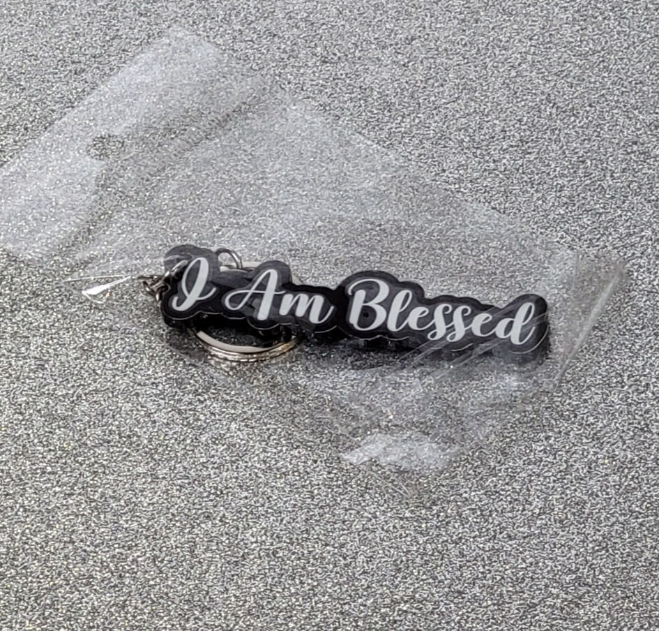 Thumbnail: I Am Blessed KEYCHAIN 