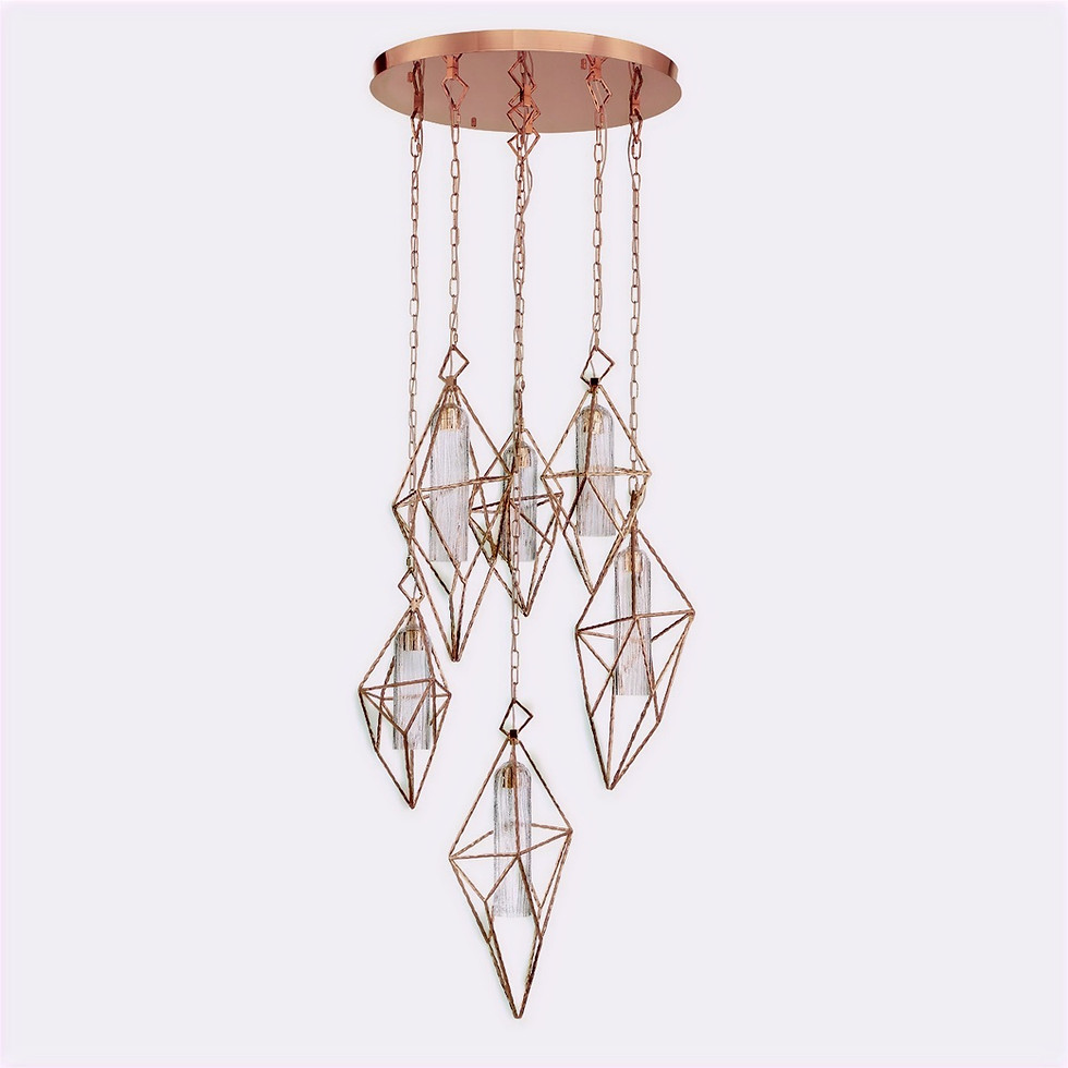 Verdino Chandelier 34041-017. Each element is carefully crafted to enhance the beauty of this EuroFase Lighting masterpiece.