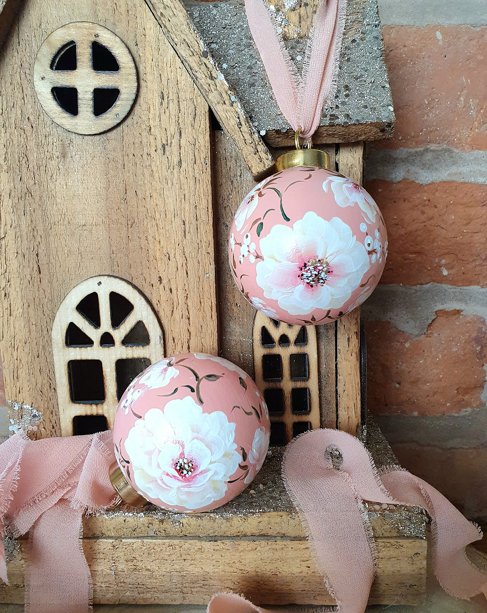 Thumbnail: Hand Painted Vintage Inspired Baubles