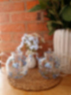 Thumbnail: Glass Teapot for one - Forget-Me-Nots