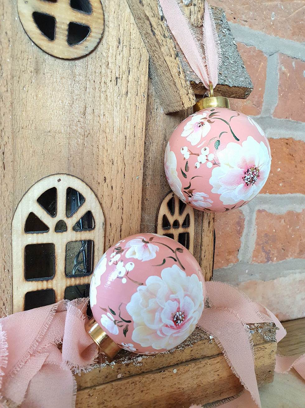 Thumbnail: Hand Painted Vintage Inspired Baubles