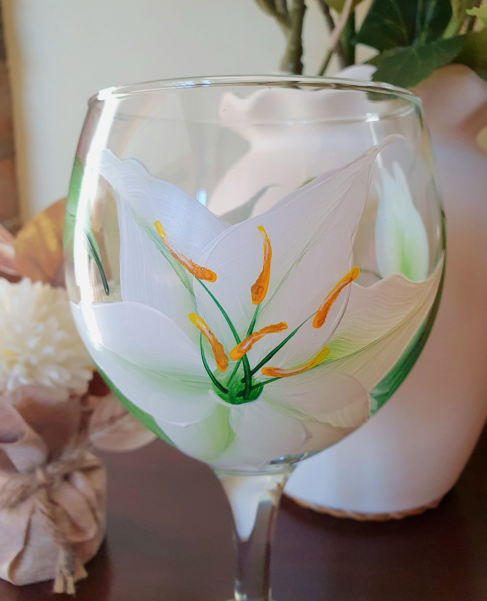 Thumbnail: The  White Lily - Gin/Wine/Tumbler & Glass Mug