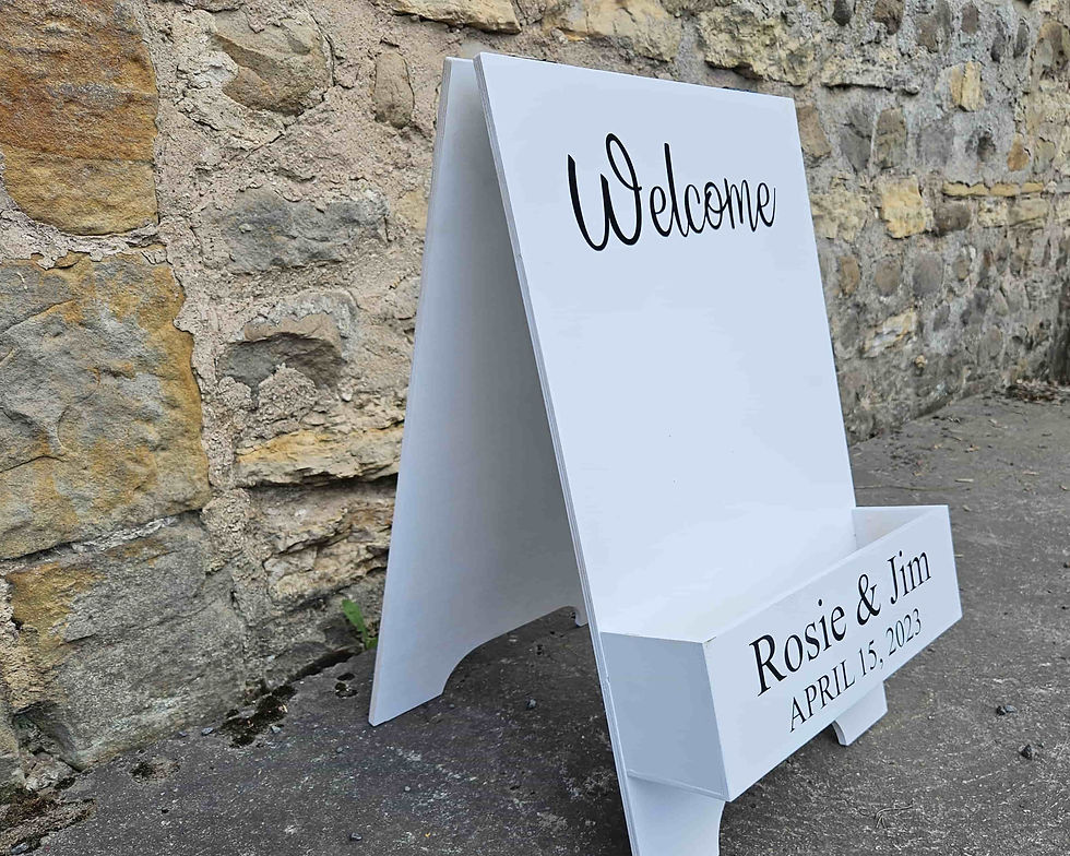 Thumbnail: Wedding Flower Box Sign