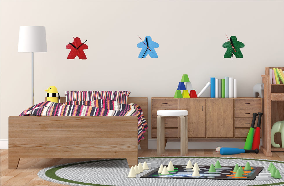 Thumbnail: The Meeple Wall Clock