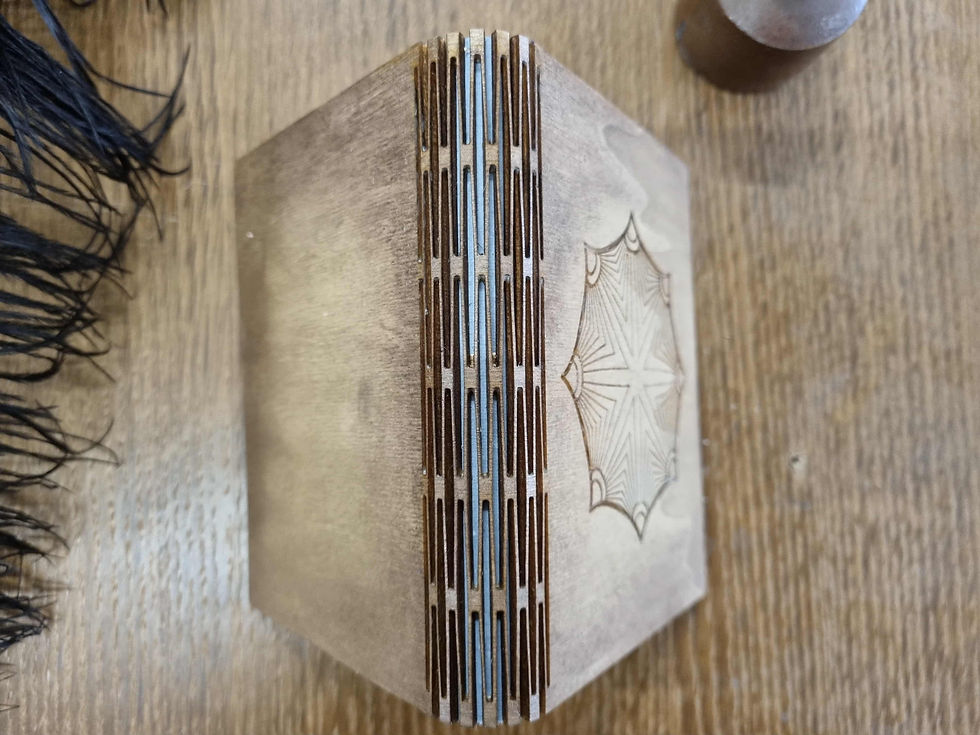 Thumbnail: Sphere Design Wooden Notebook