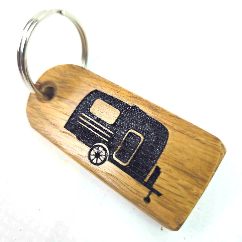 Thumbnail: Classic Caravan design key ring
