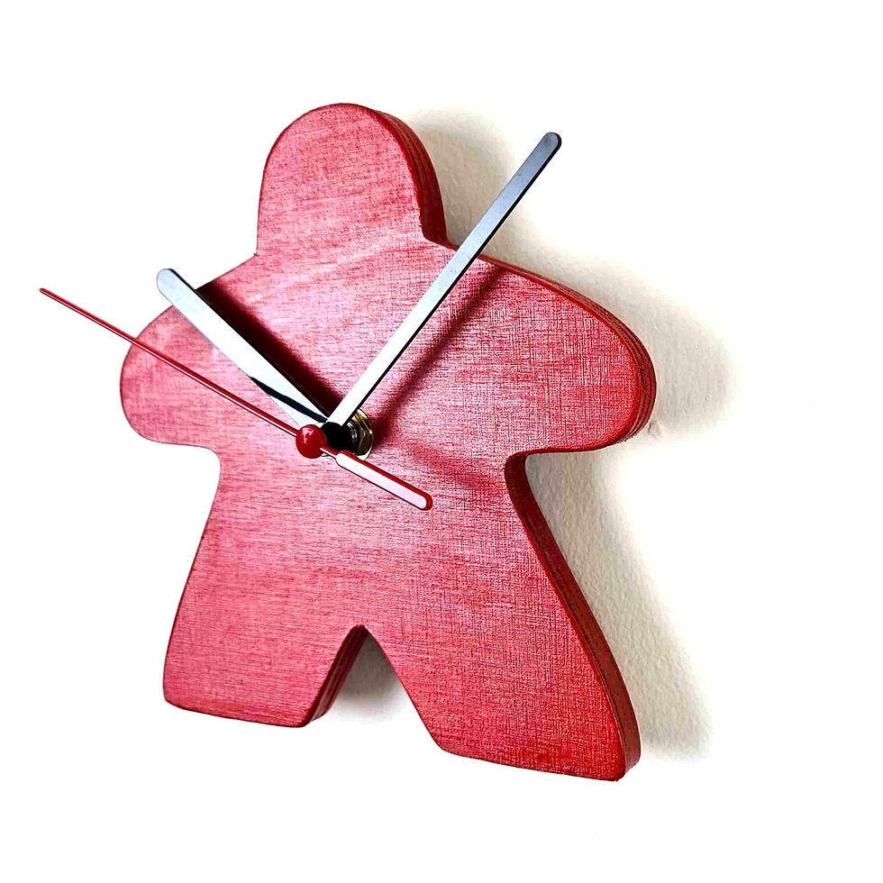 Thumbnail: Red Meeple Wall Clock