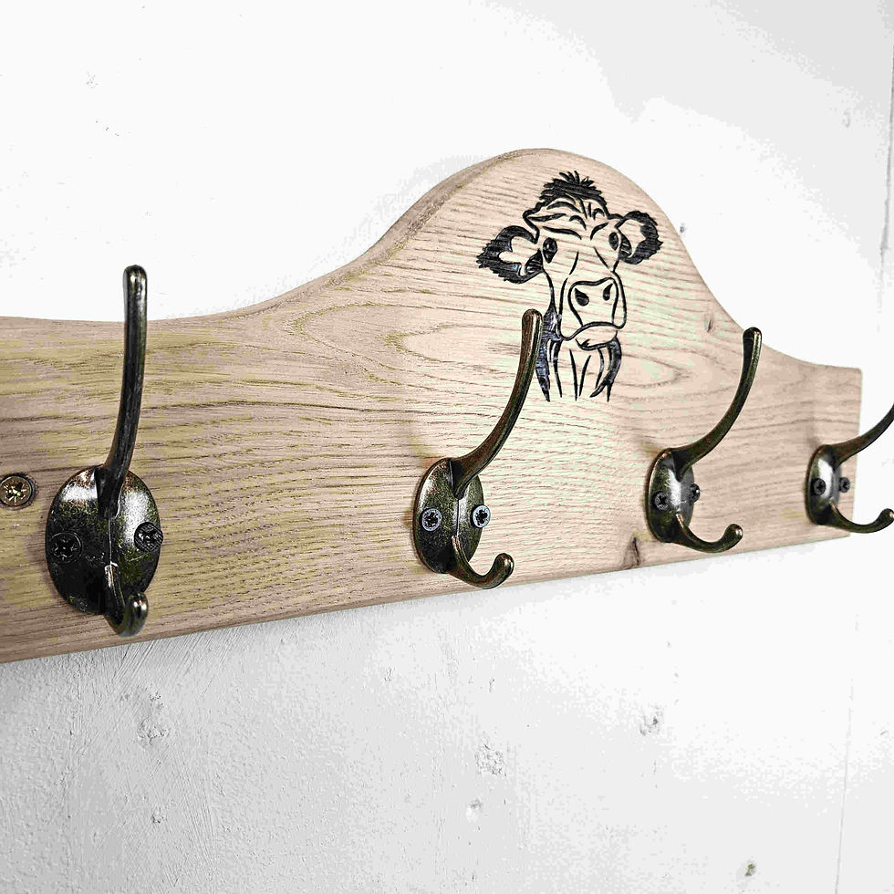 Thumbnail: Cow Coat Rack