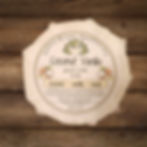 Coconut Vanilla Soap wrapped with label