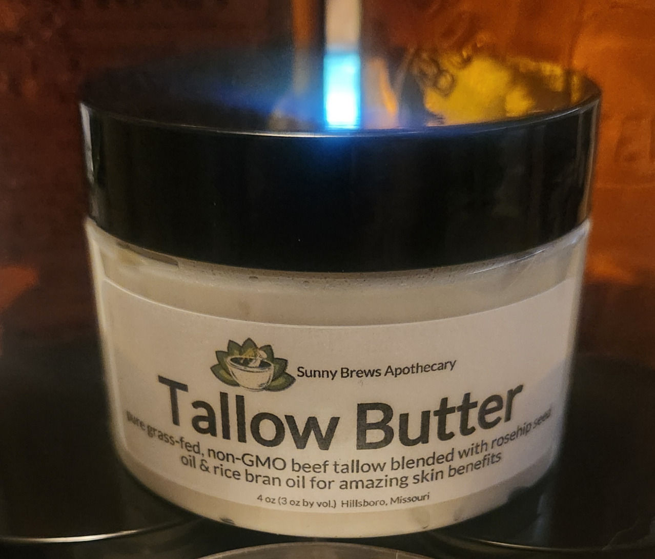 Tallow Butter Jar