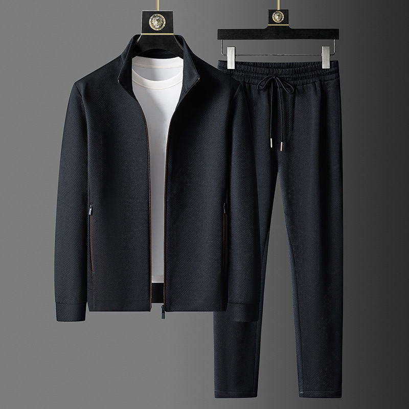Thumbnail: Men's Stand Collar Casual Suit