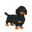 Miniatura: Dachshund 02S-M01 Bassotto vista anteriore destra