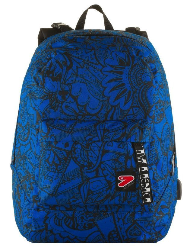Miniatura: Zaino Seven The Double Digital Blu