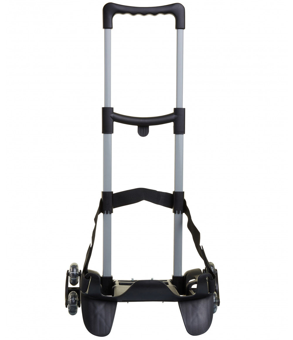 BE BOX TROLLEY 3WD r ruote nero carrello portazaino-  vista davanti