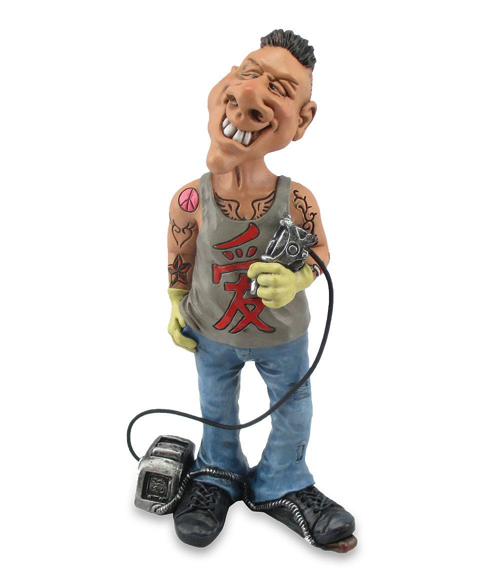 TATUATORE cm.15,5 - LES ALPES Funny collection mestieri