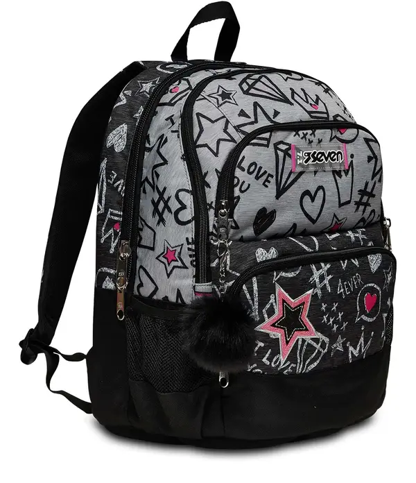 Miniatura: ZIPPER GLAMY | Zaino Seven Advanced Pockets