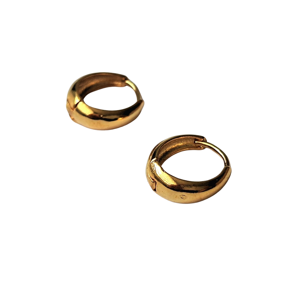 Candongas lisas gold