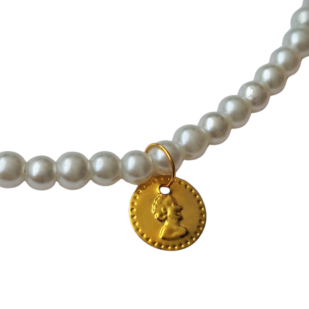 Collar Perlas Fill Dije