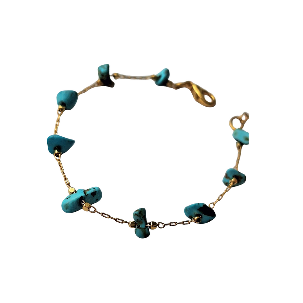 Miniatura: Pulsera cuarzo gold