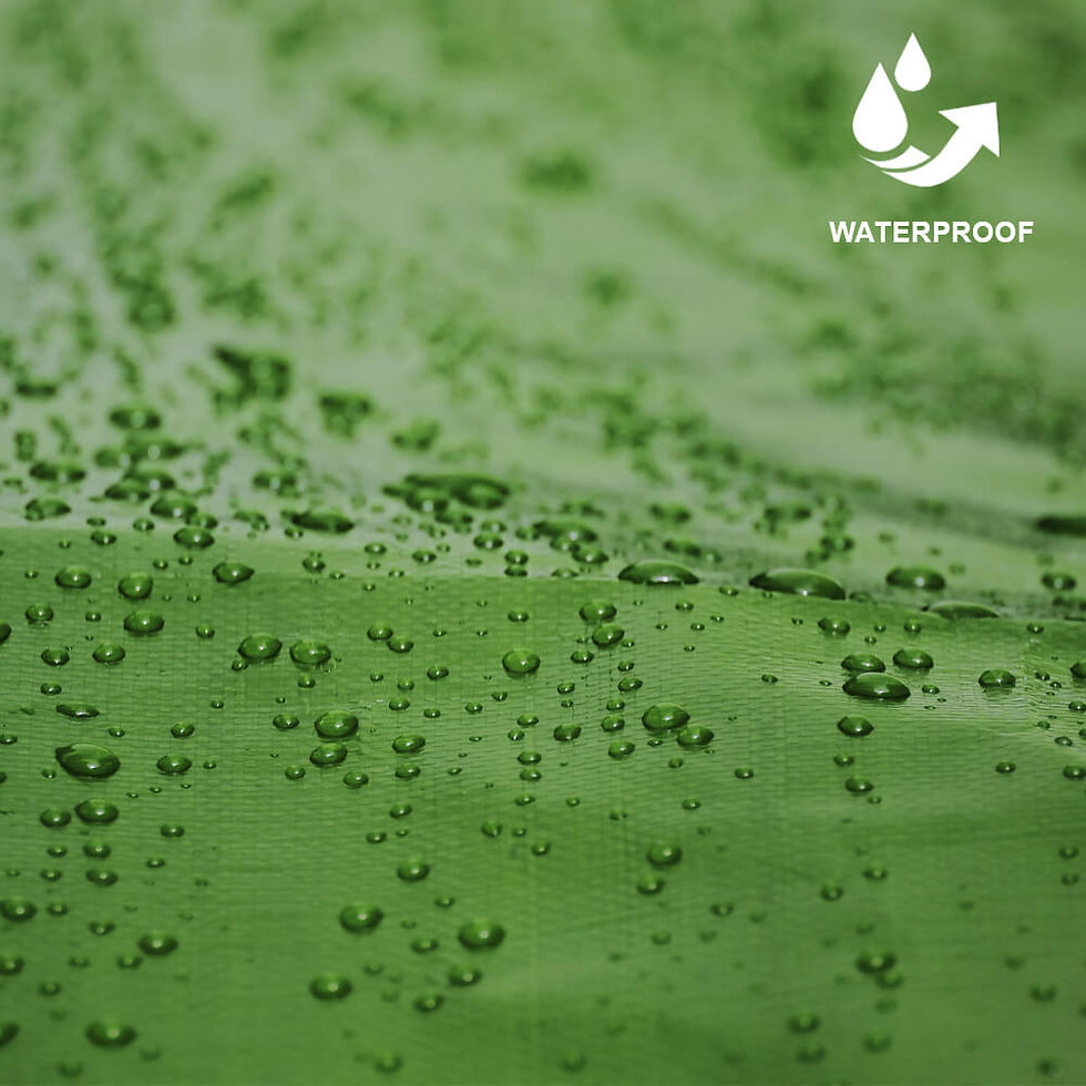 Thumbnail: ANSIO 6m x 10m / 20ft x 32ft Green Waterproof Tarpaulin Sheet 200g/m²