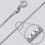 Thumbnail: Sterling Silver Box Chain, 20 inches