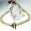 Thumbnail: Natural Pearl Necklace, Oval Agate Pendant,Earrings on 14K GF Earwires