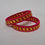 Thumbnail: Divyakalaa Yellow Striped Kada Silk Thread - Pink (set of 2)