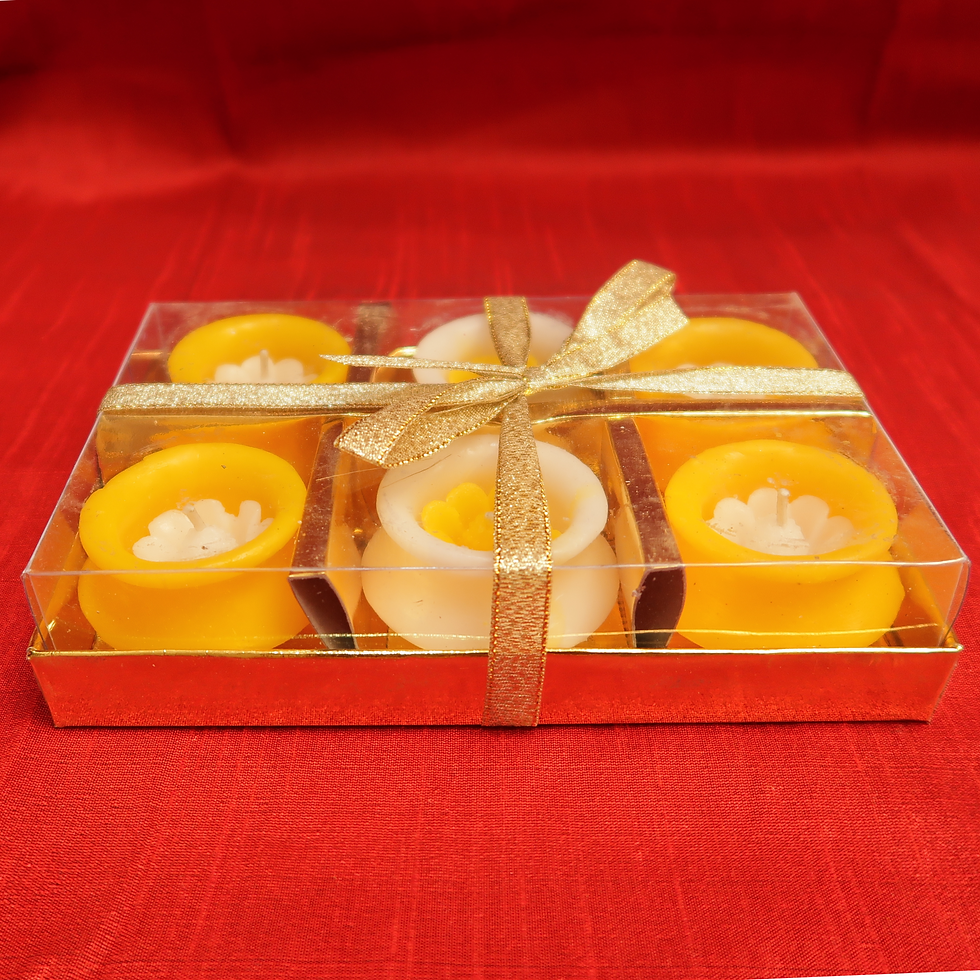 Thumbnail: Floating Matki with a Flower - Set of 6