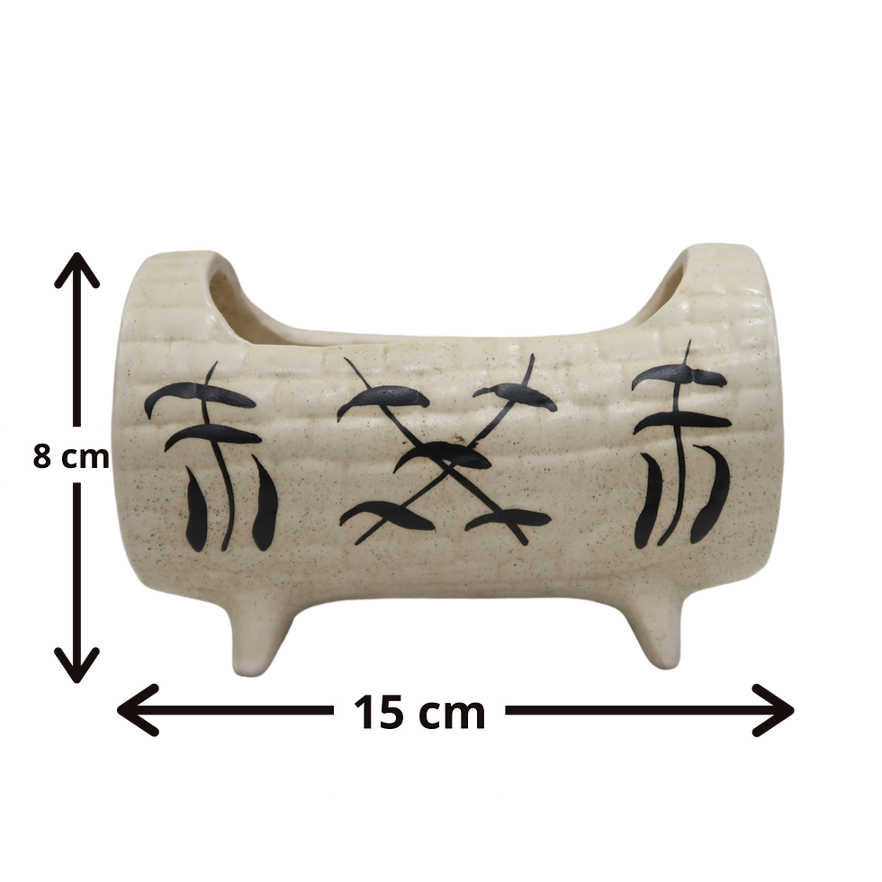 Thumbnail: Horizontal cylinder ceramic Planter