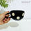 Thumbnail: Midnight Polka Cappuccino Mug Glossy - 400mL