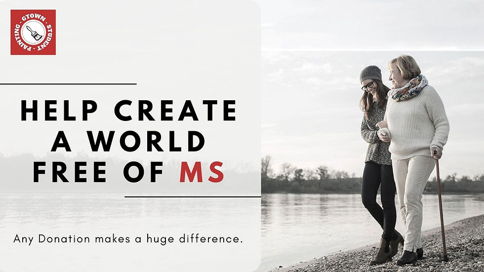 Yellow Bold Type and Grunge Animals GoFundMe Story Image