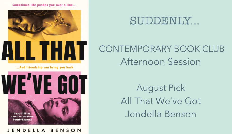 August Contemporary Fiction Book Club - Afternoon