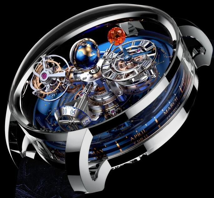Jacob & Co. ASTRONOMIA SKY PLATINUM 950 Watch Replica AT110.30.AA.SD.A content media