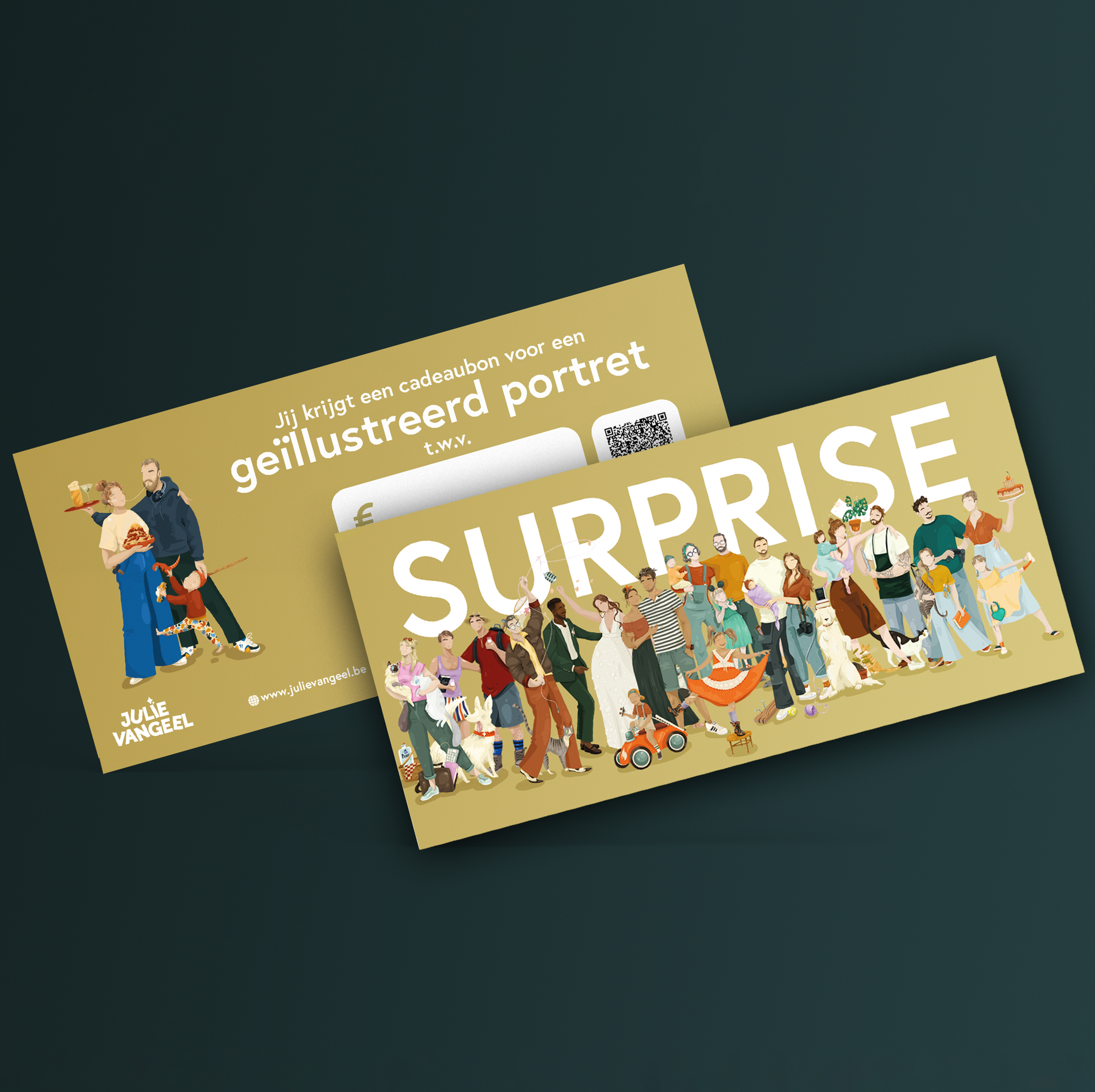 Cadeaubon portret - Optie 3