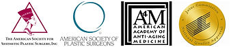 Accredited by American Society for Aesthetic Plastic Surgery, American Socitey of Plastic Surgeons, American Academy of Anti-aging Medicine, Join commission National Quality Approval