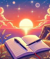 DALL·E 2024-11-07 13.47.51 - A peaceful, whimsical 90s anime-style illustration of an open