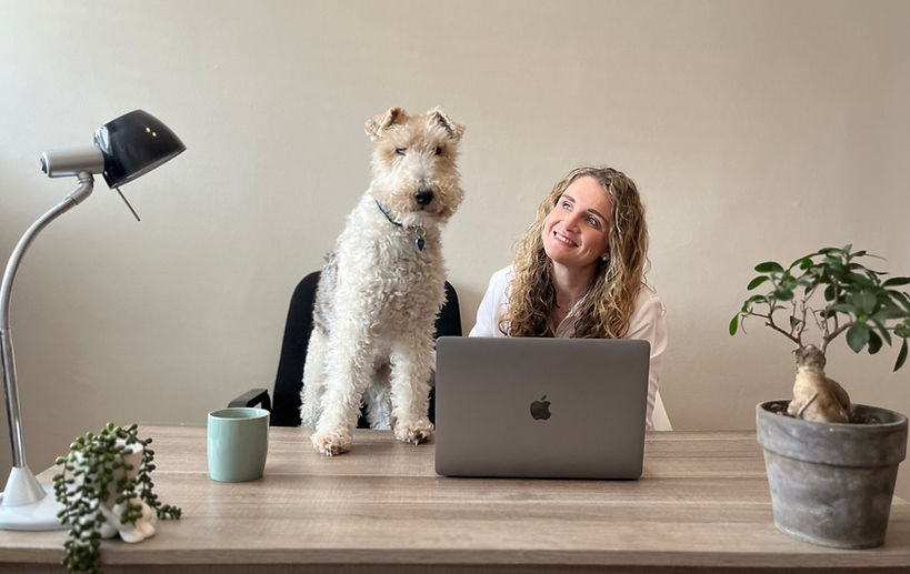 Best Math tutor with cute dog