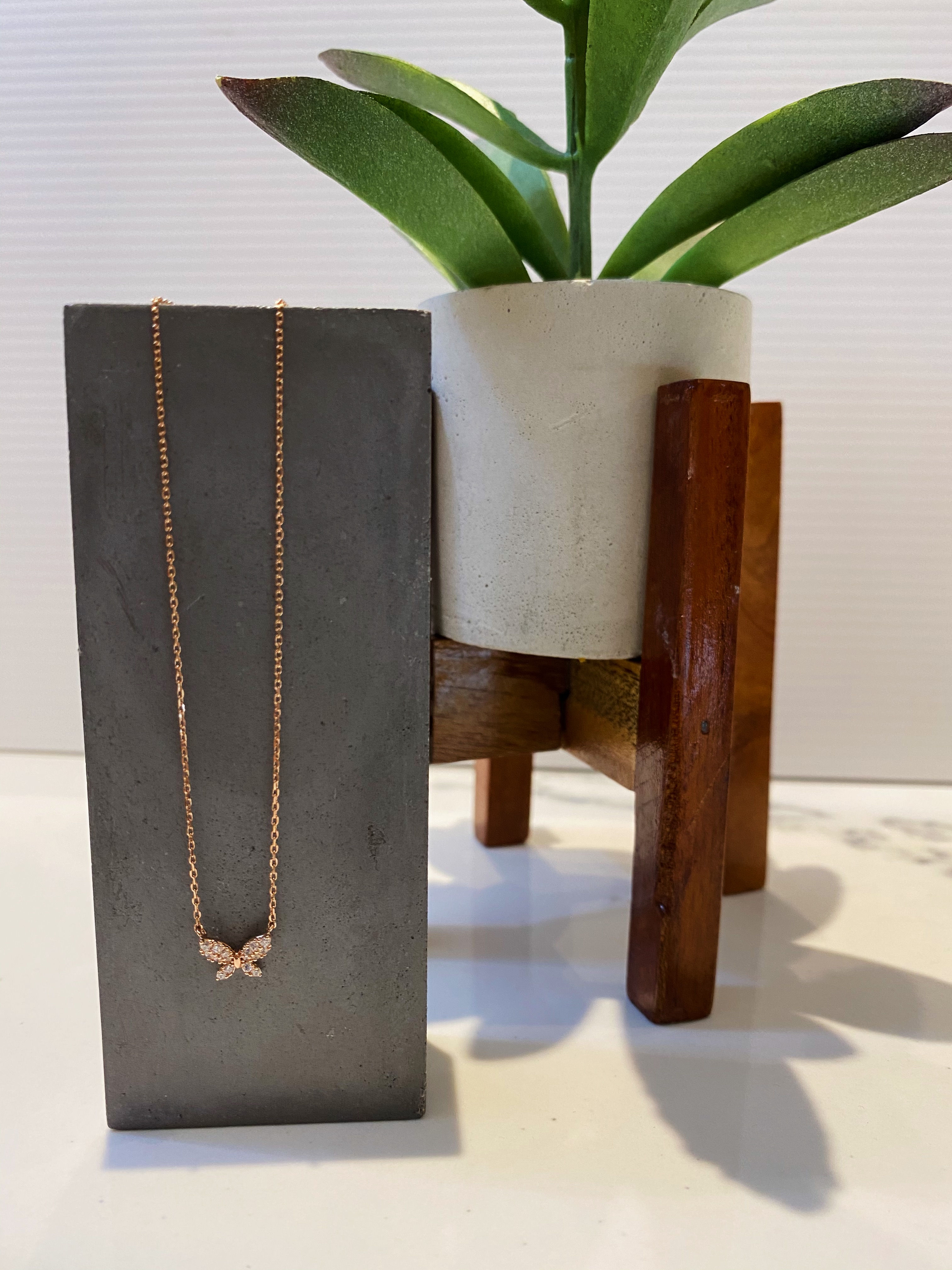 'Monarch' - gold plated necklace