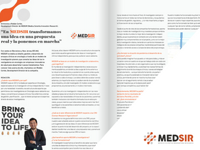We spoke with Roldán Cortés, Director of Development and Marketing of MEDSIR