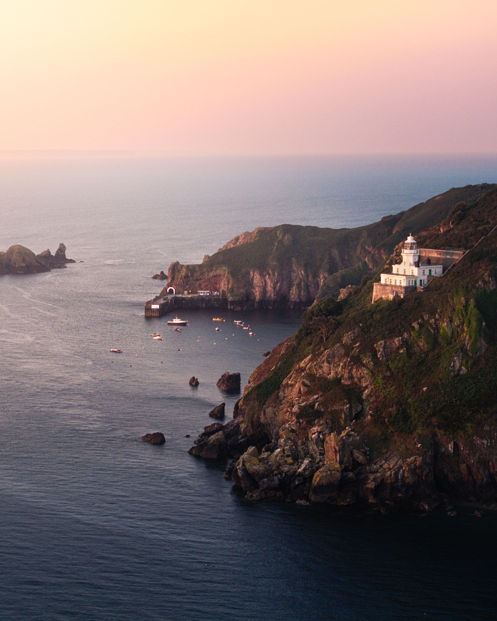 Sark Lighthouse Sunrise