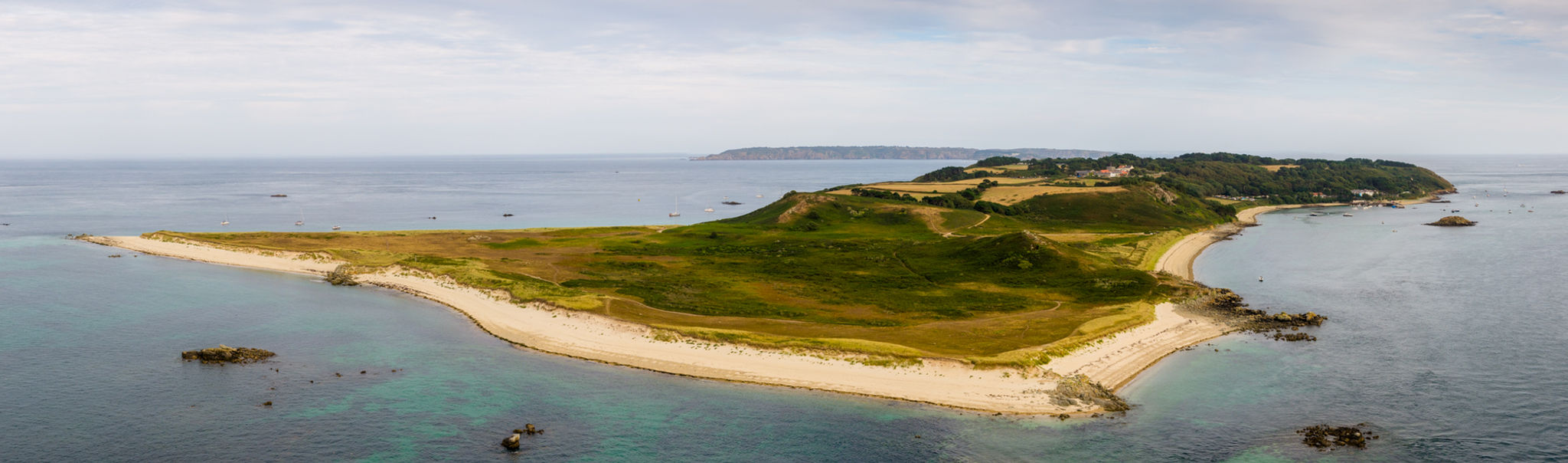 Herm Pano Full Island Sunset Day - Custom Size - #91