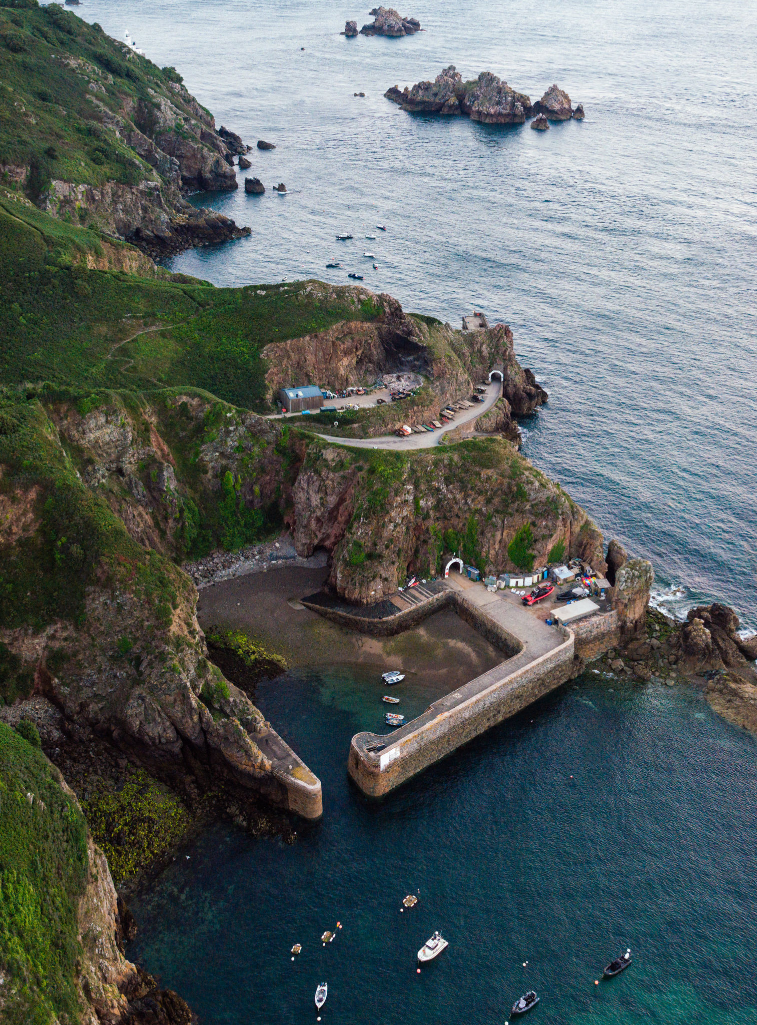 Sark Harbour - Birds Eye - 1