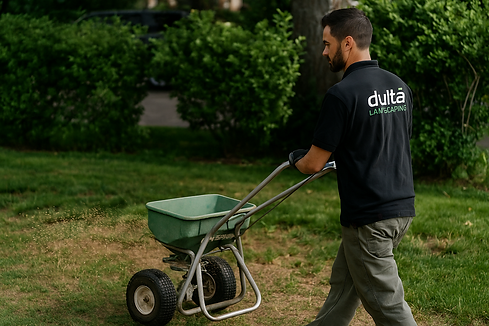 20250910_1437_Landscaper Seeding Lawn_remix_01k4tehjqee9nv64fjp5qh9qz6.png