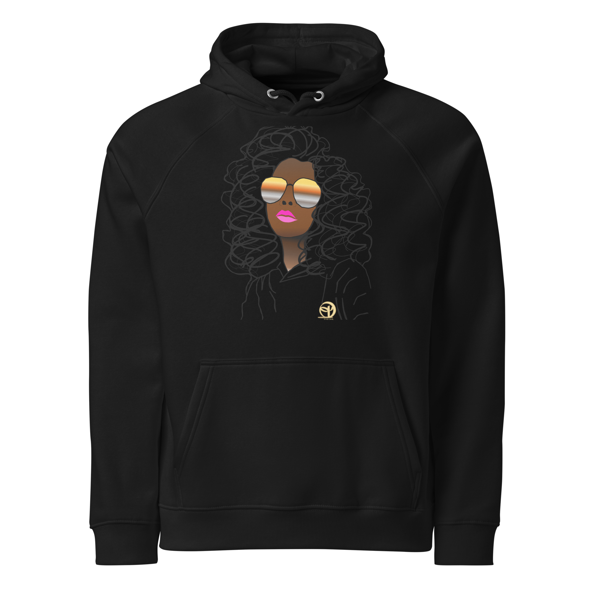 Unisex eco raglan hoodie