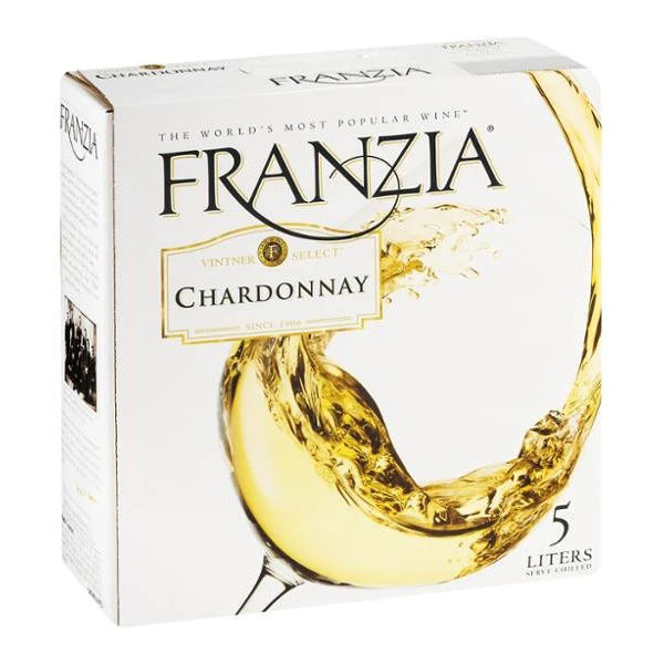 Franzia Chardonnay 5.0L, 5L Box