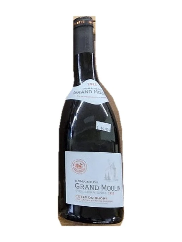 Domaine du Grand Moulin Côtes du Rhône Vieilles Vignes 2020 - 750 mL, Domaine du Grand Moulin Côtes du Rhône Vieilles Vignes 2020 - 750 mL